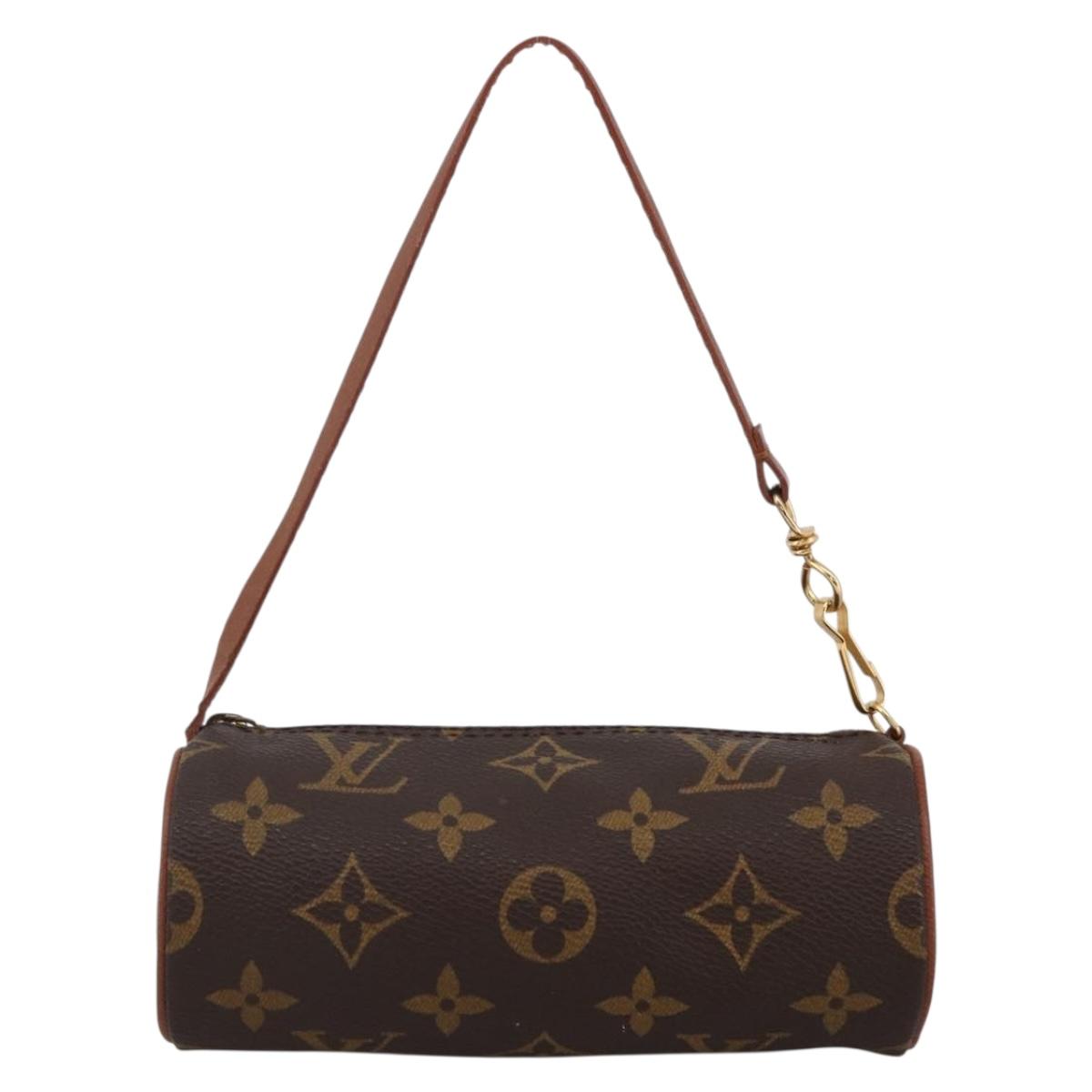 LOUIS VUITTON Monogram Papillon Pouch LV Auth 166264A