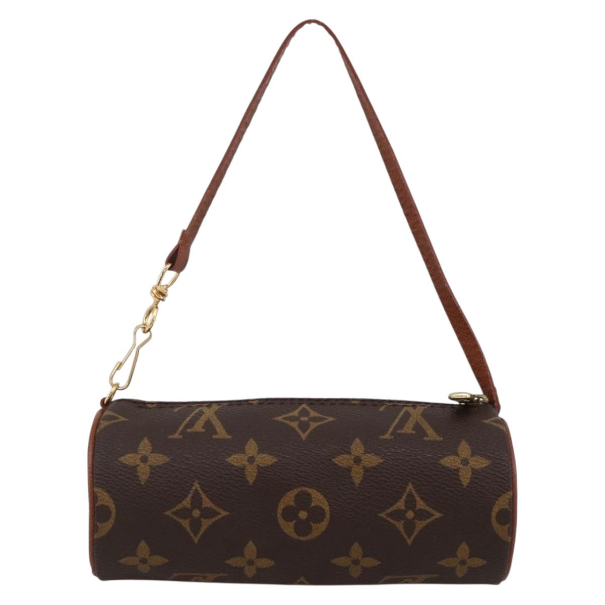 LOUIS VUITTON Monogram Papillon Pouch LV Auth 166264A