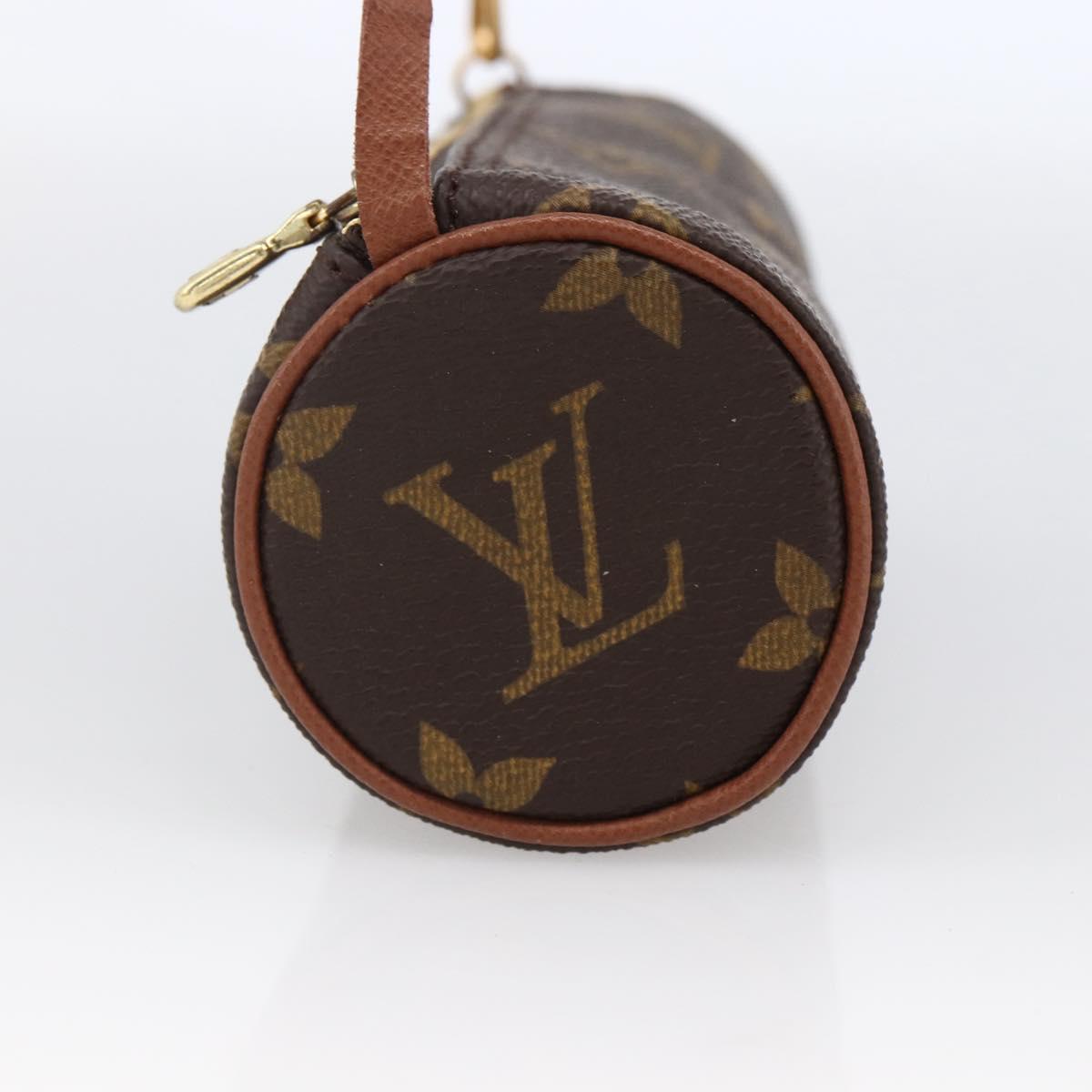 LOUIS VUITTON Monogram Papillon Pouch LV Auth 166264A