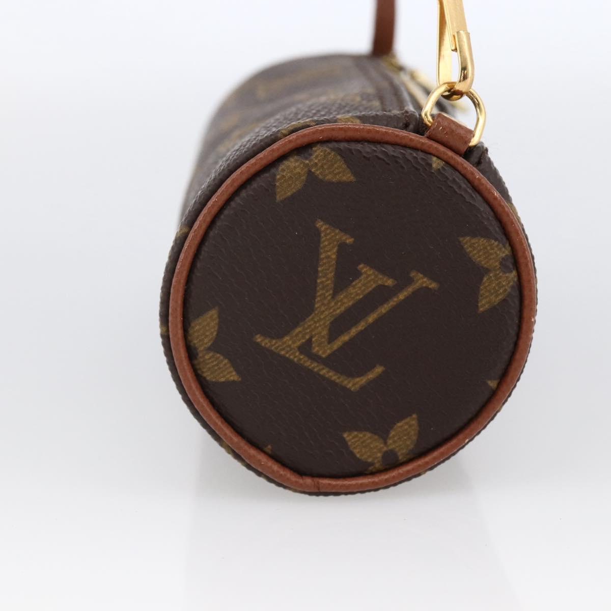 LOUIS VUITTON Monogram Papillon Pouch LV Auth 166264A
