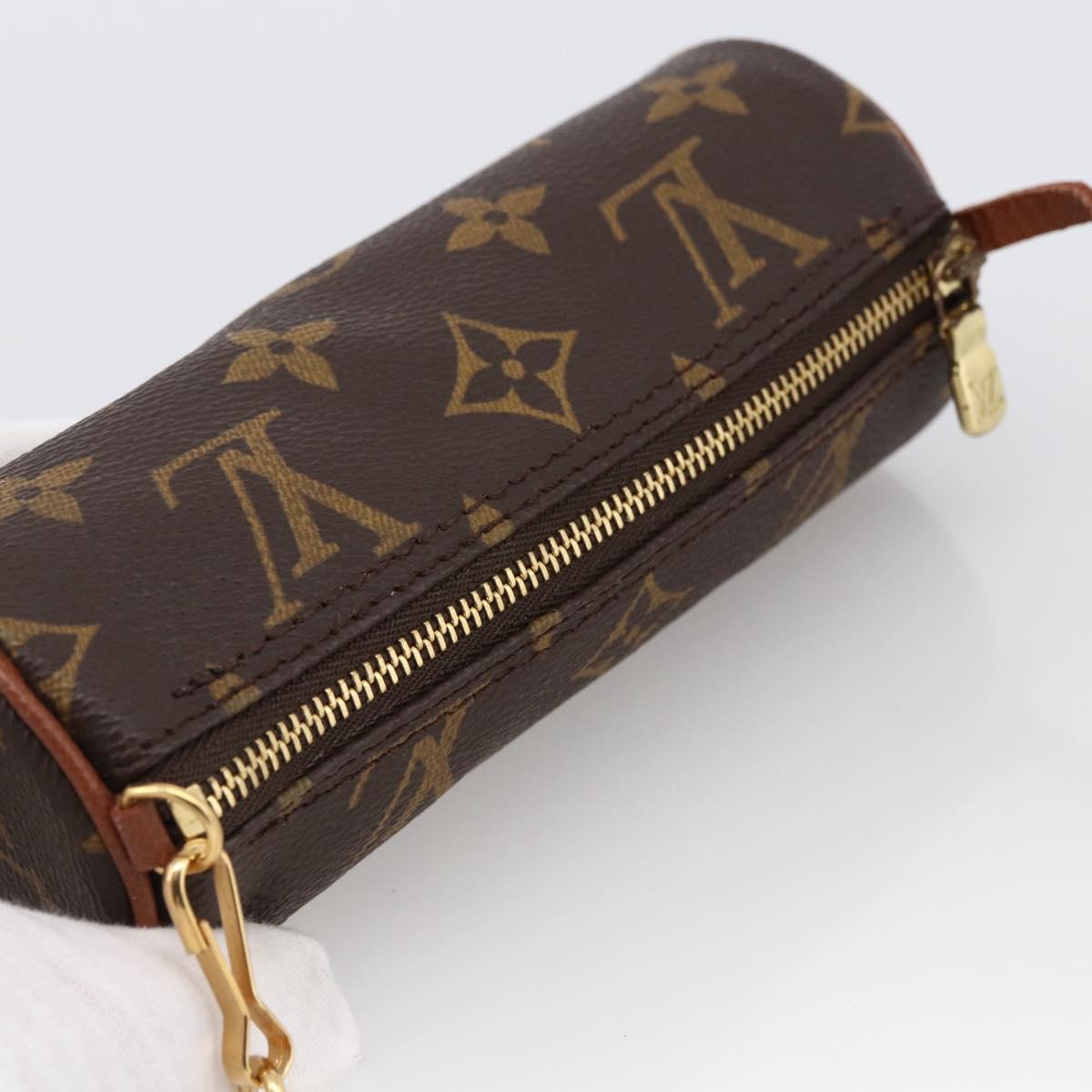 LOUIS VUITTON Monogram Papillon Pouch LV Auth 166264A