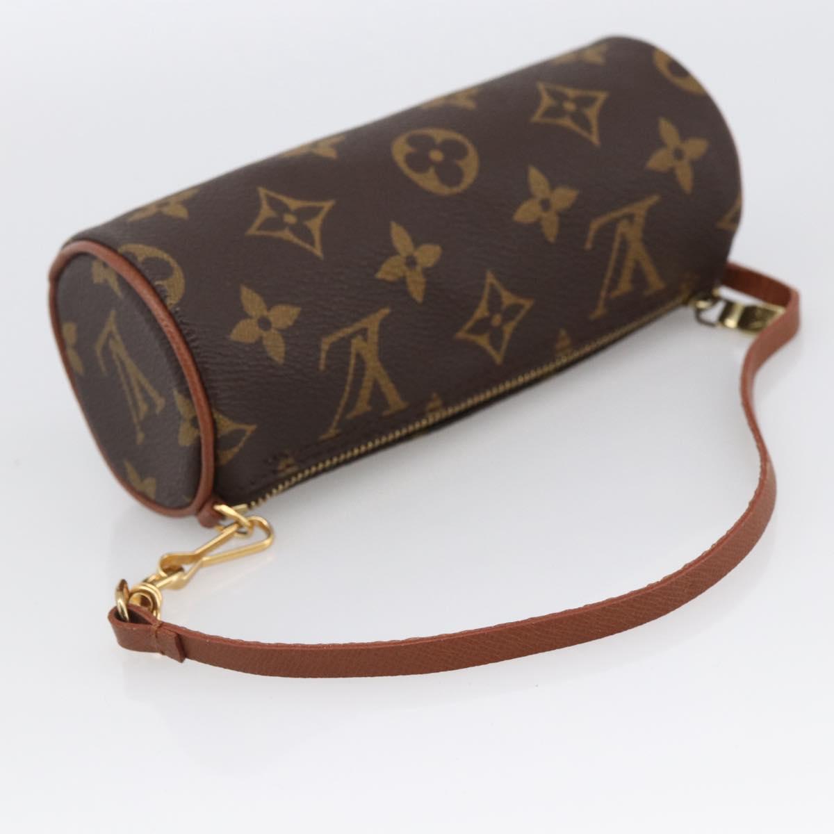 LOUIS VUITTON Monogram Papillon Pouch LV Auth 166264A