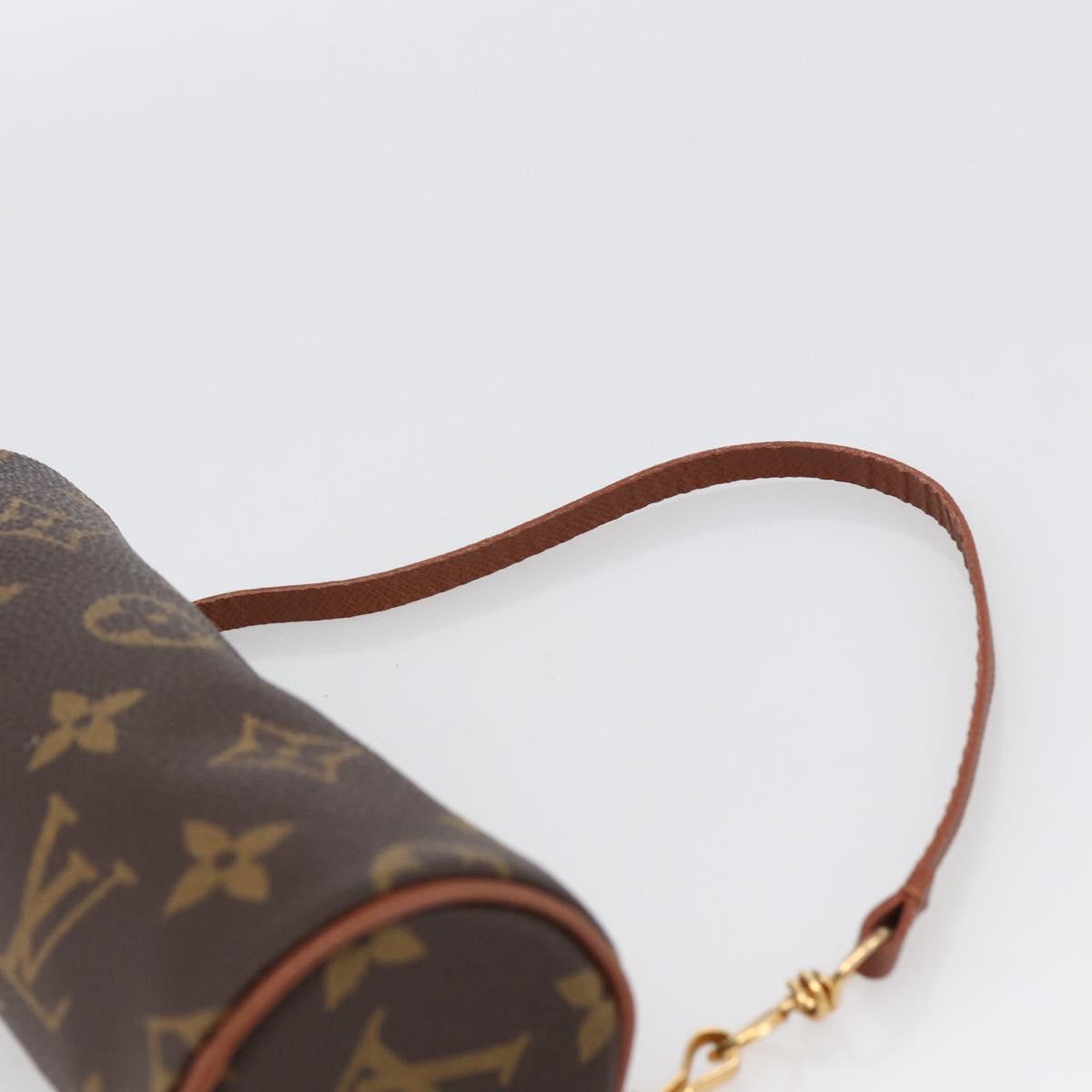 LOUIS VUITTON Monogram Papillon Pouch LV Auth 166264A