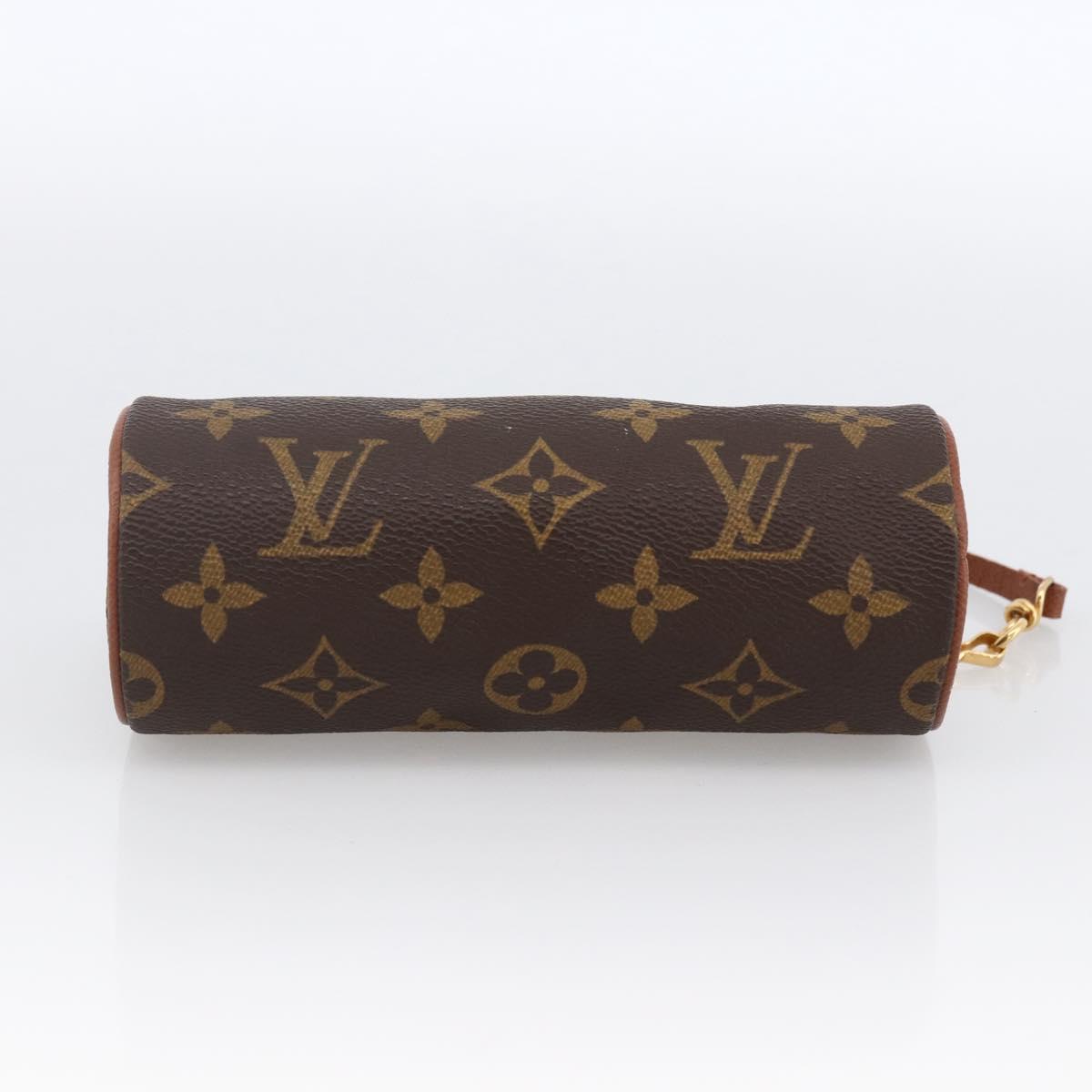 LOUIS VUITTON Monogram Papillon Pouch LV Auth 166264A