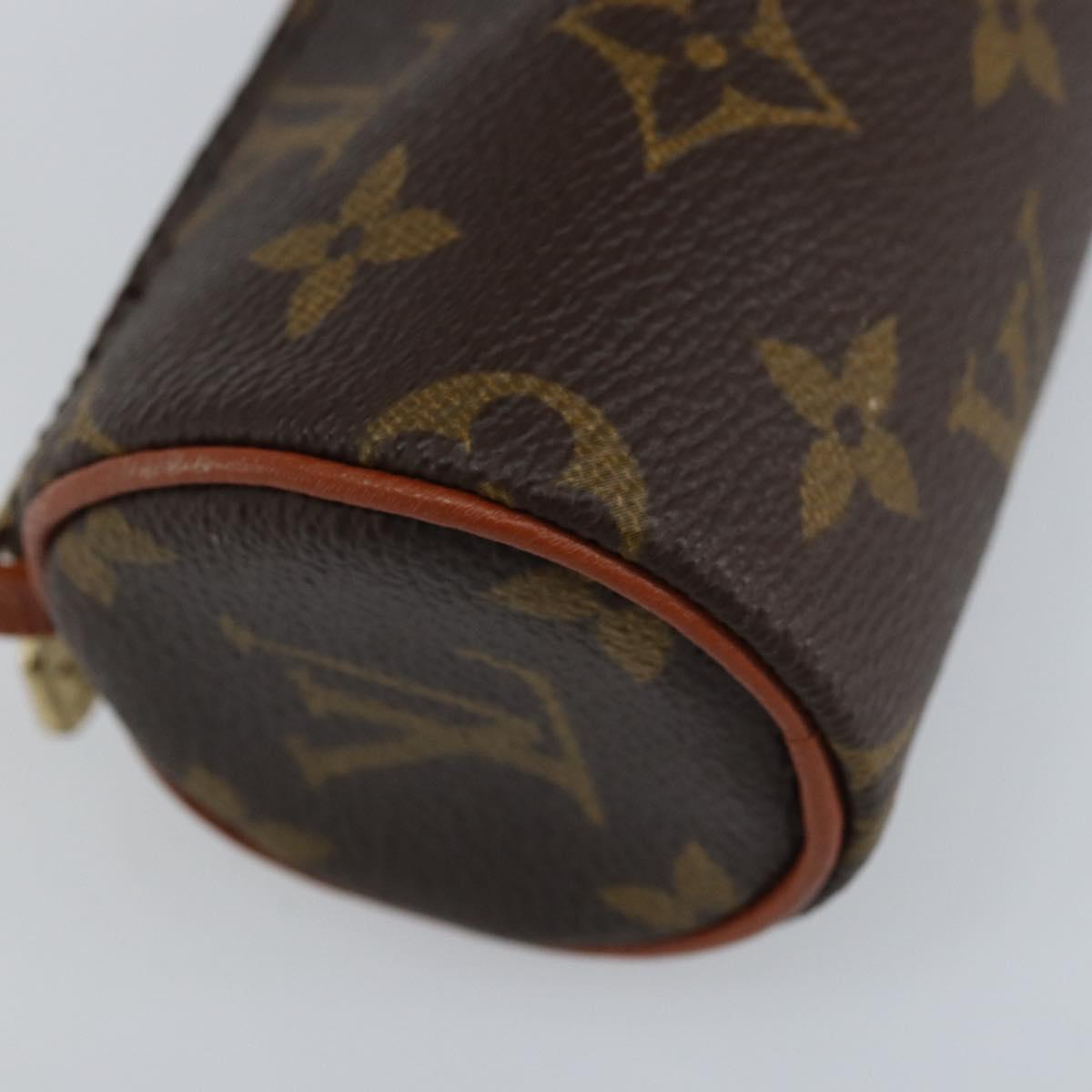 LOUIS VUITTON Monogram Papillon Pouch LV Auth 166265V