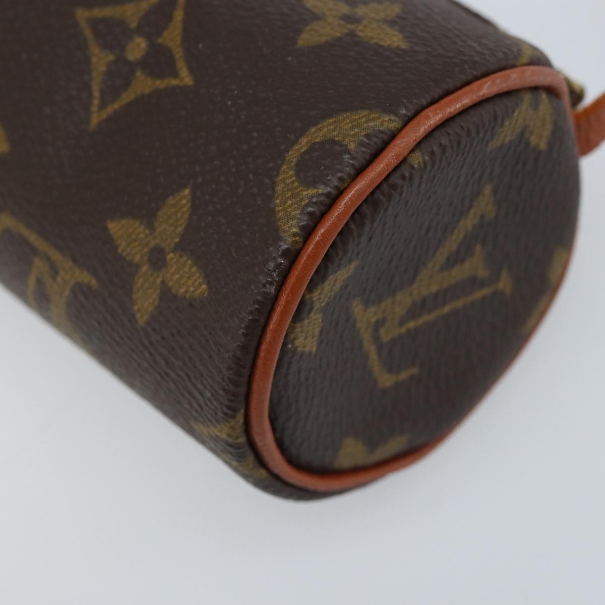 LOUIS VUITTON Monogram Papillon Pouch LV Auth 166265V