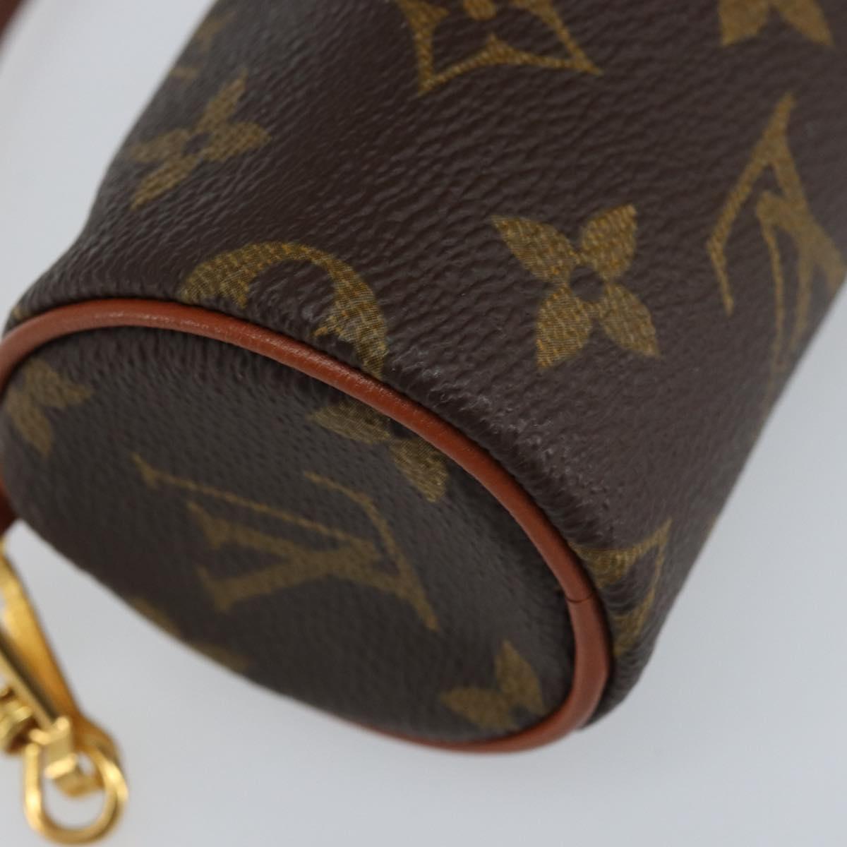 LOUIS VUITTON Monogram Papillon Pouch LV Auth 166265V