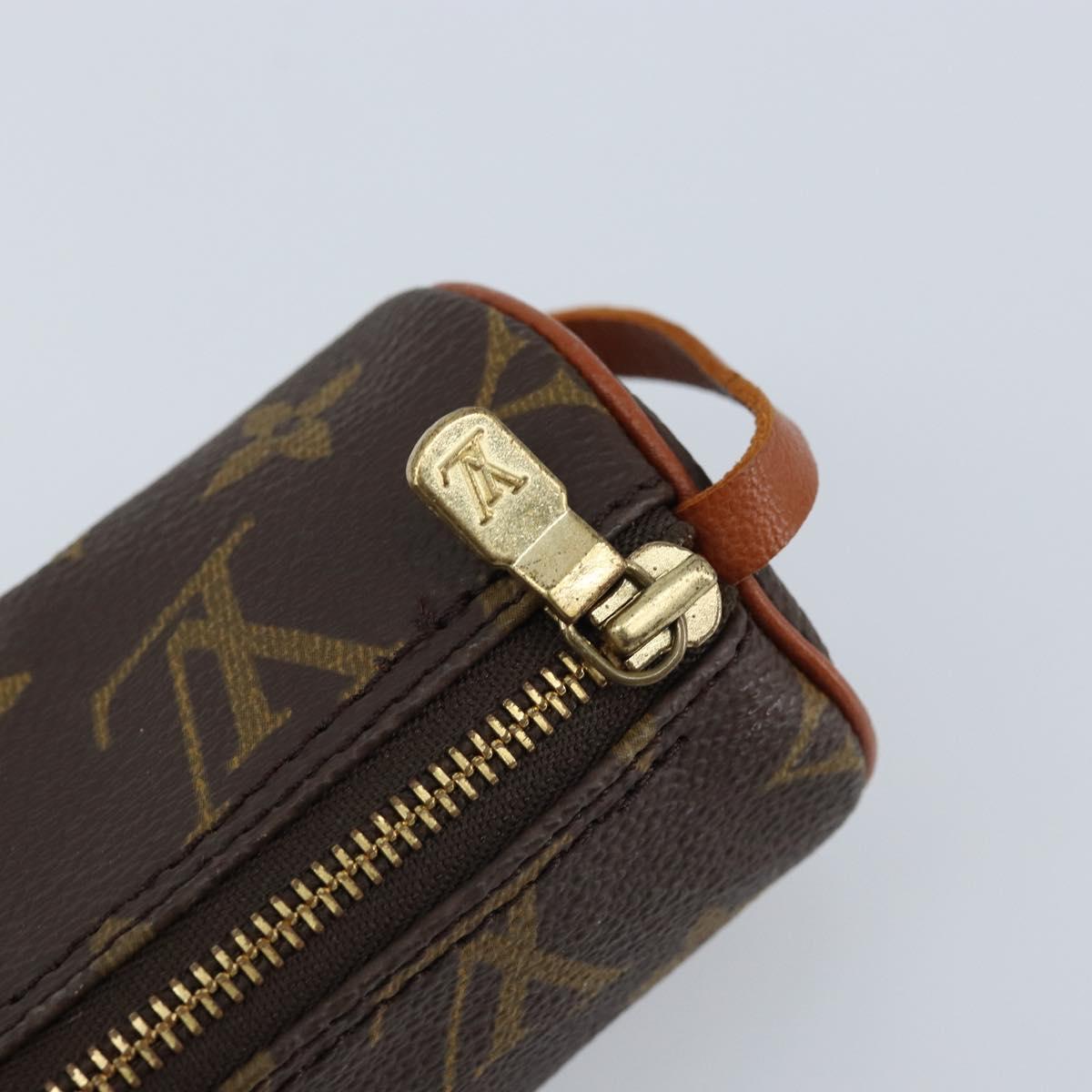 LOUIS VUITTON Monogram Papillon Pouch LV Auth 166265V