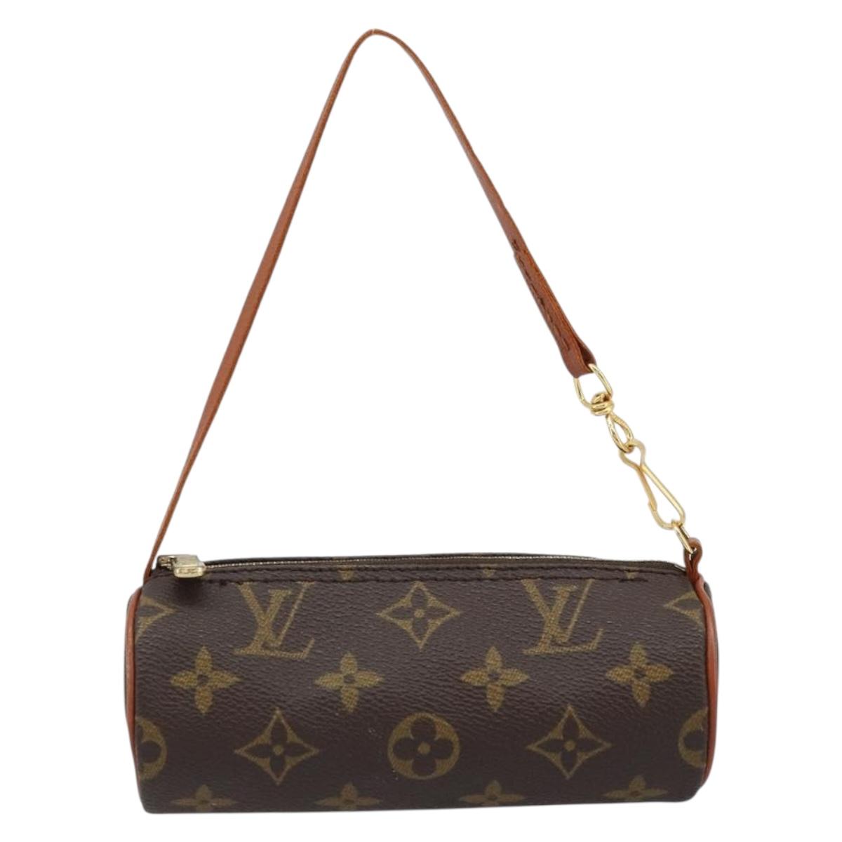 LOUIS VUITTON Monogram Papillon Pouch LV Auth 166265V
