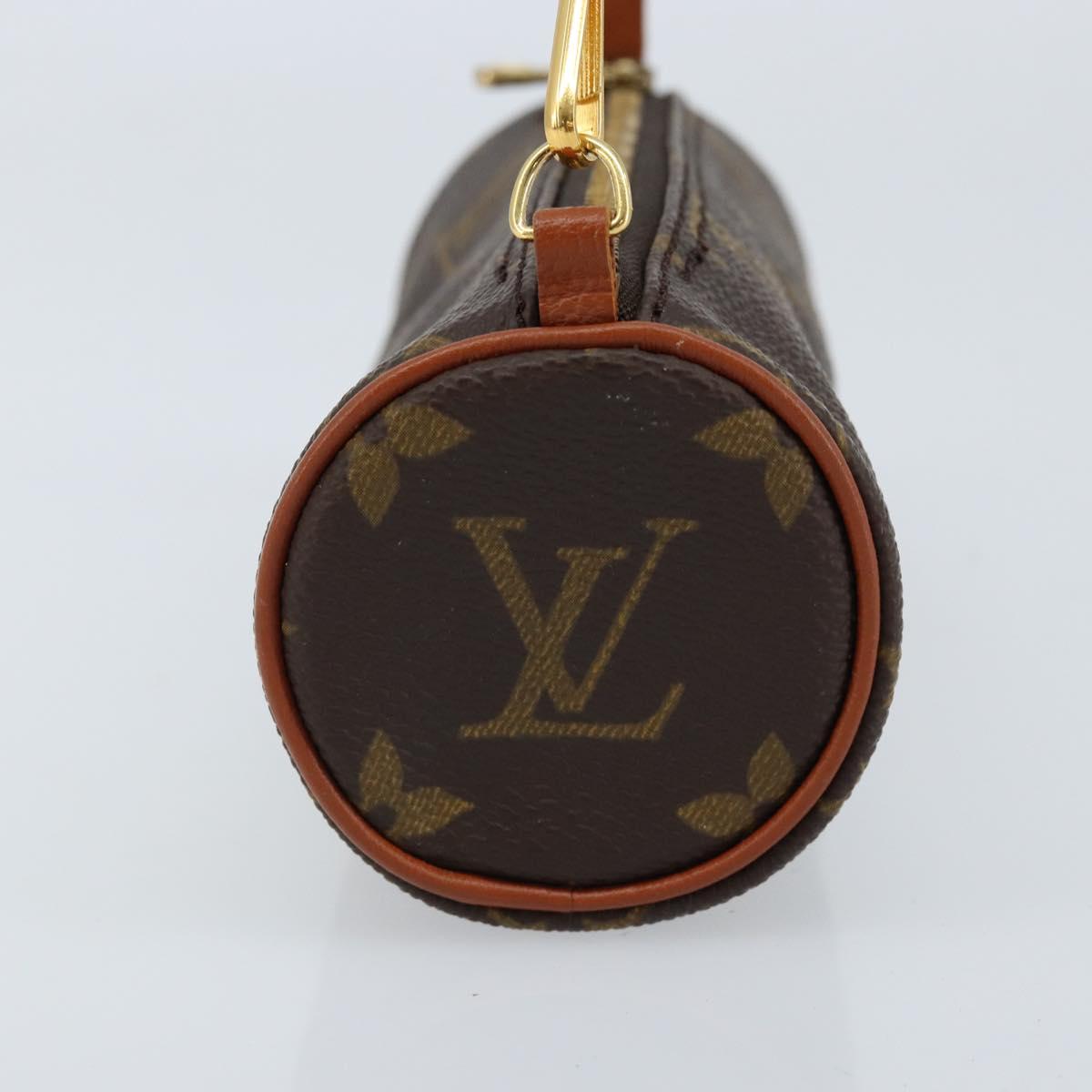 LOUIS VUITTON Monogram Papillon Pouch LV Auth 166265V