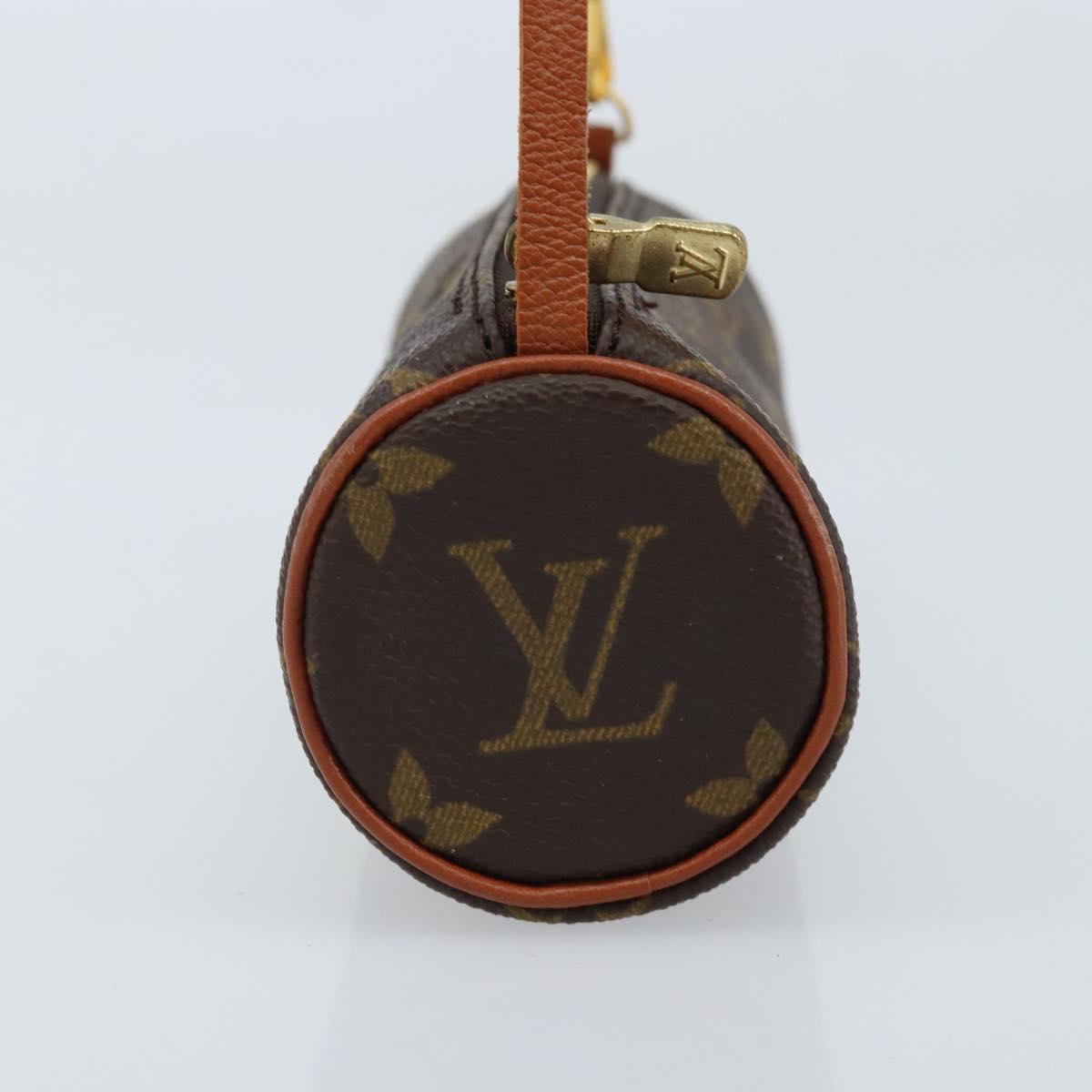 LOUIS VUITTON Monogram Papillon Pouch LV Auth 166265V