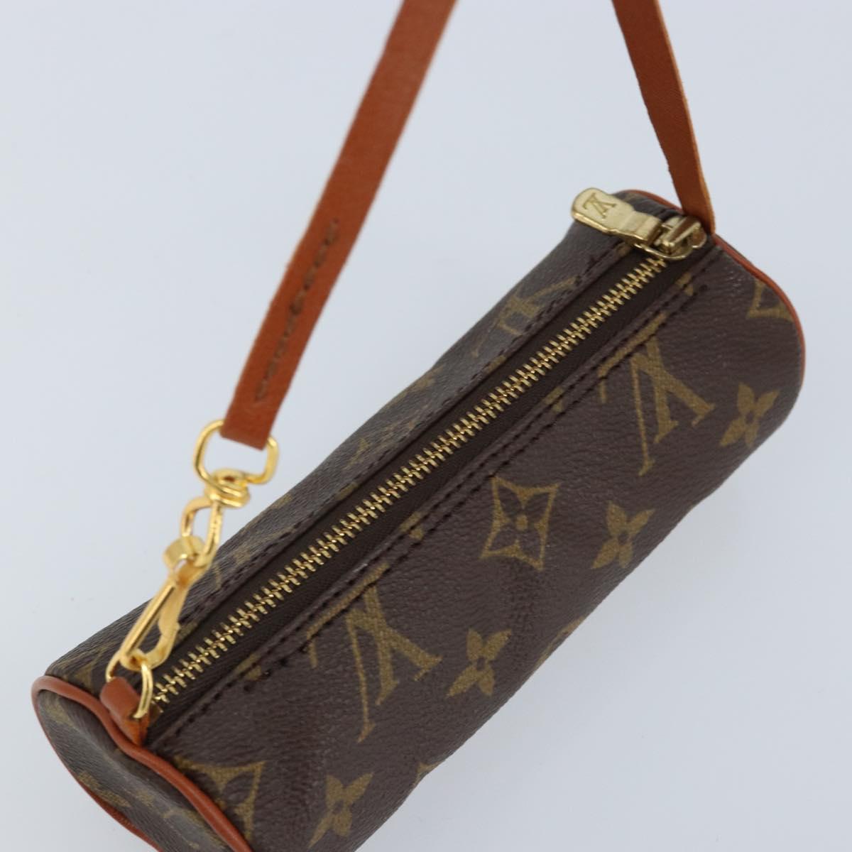 LOUIS VUITTON Monogram Papillon Pouch LV Auth 166265V