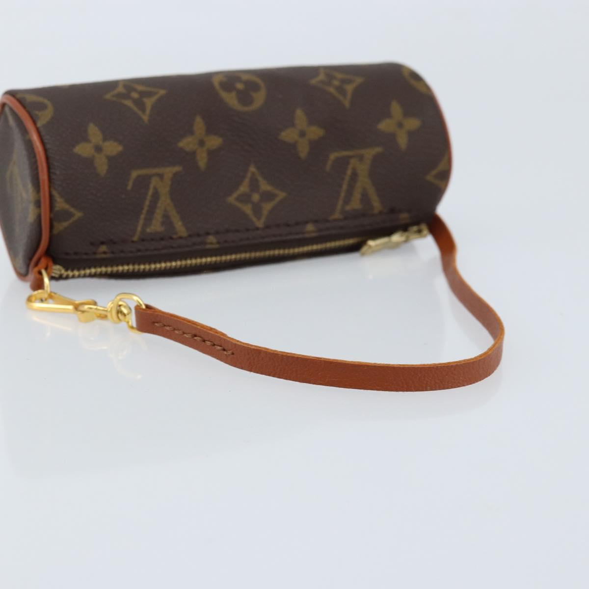 LOUIS VUITTON Monogram Papillon Pouch LV Auth 166265V