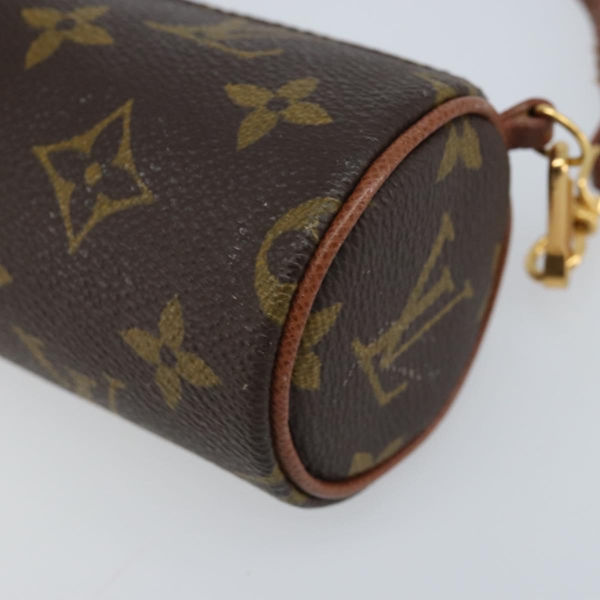 LOUIS VUITTON Monogram Papillon Pouch LV Auth 166266V