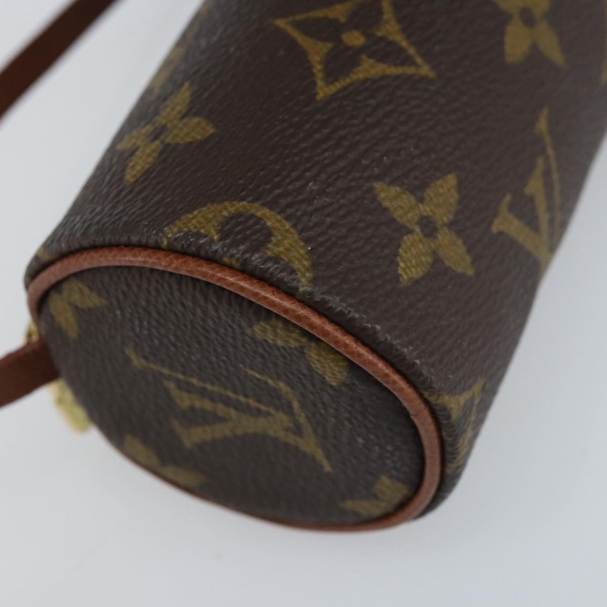 LOUIS VUITTON Monogram Papillon Pouch LV Auth 166266V