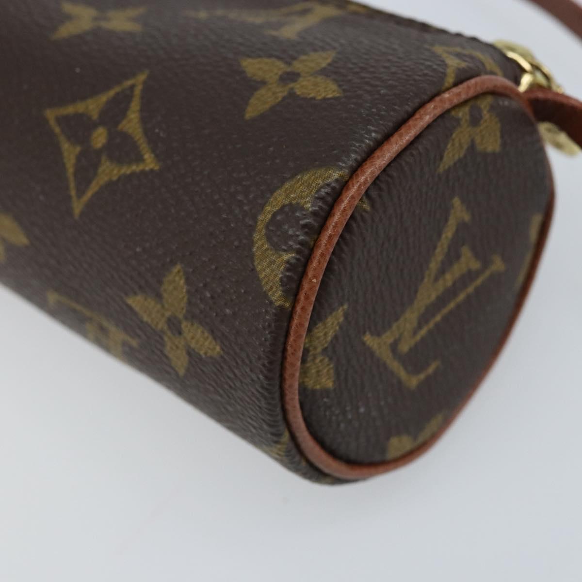 LOUIS VUITTON Monogram Papillon Pouch LV Auth 166266V