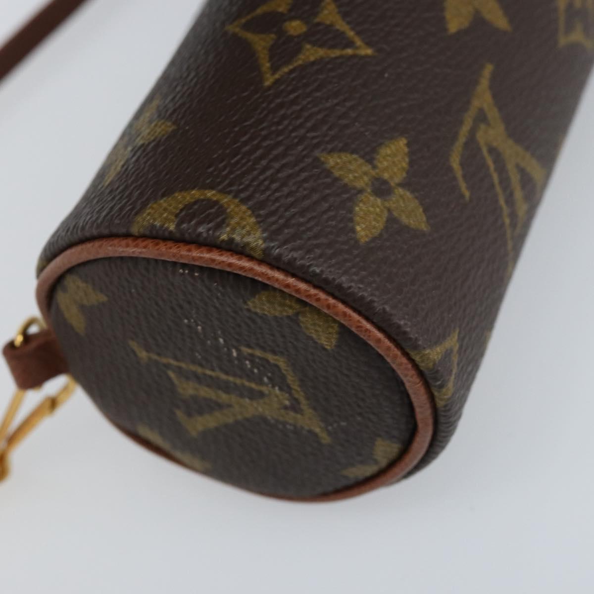 LOUIS VUITTON Monogram Papillon Pouch LV Auth 166266V