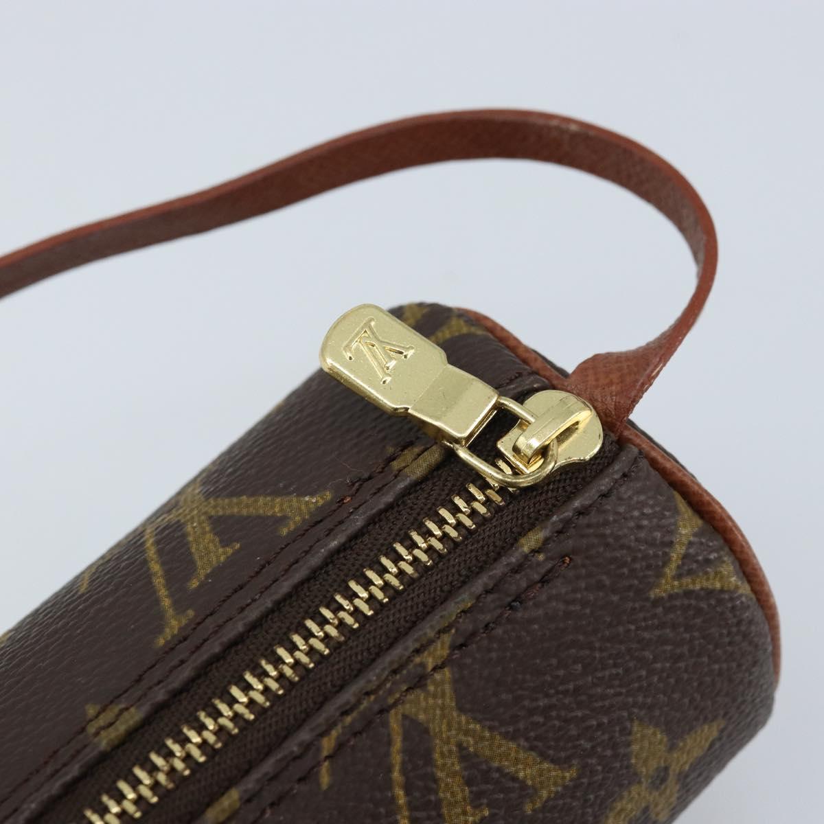 LOUIS VUITTON Monogram Papillon Pouch LV Auth 166266V