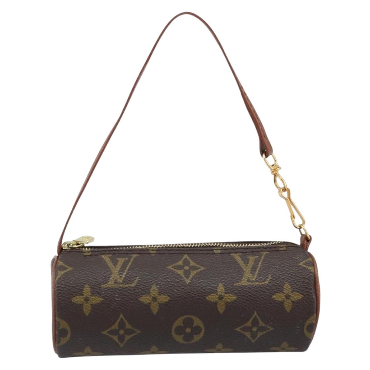 LOUIS VUITTON Monogram Papillon Pouch LV Auth 166266V