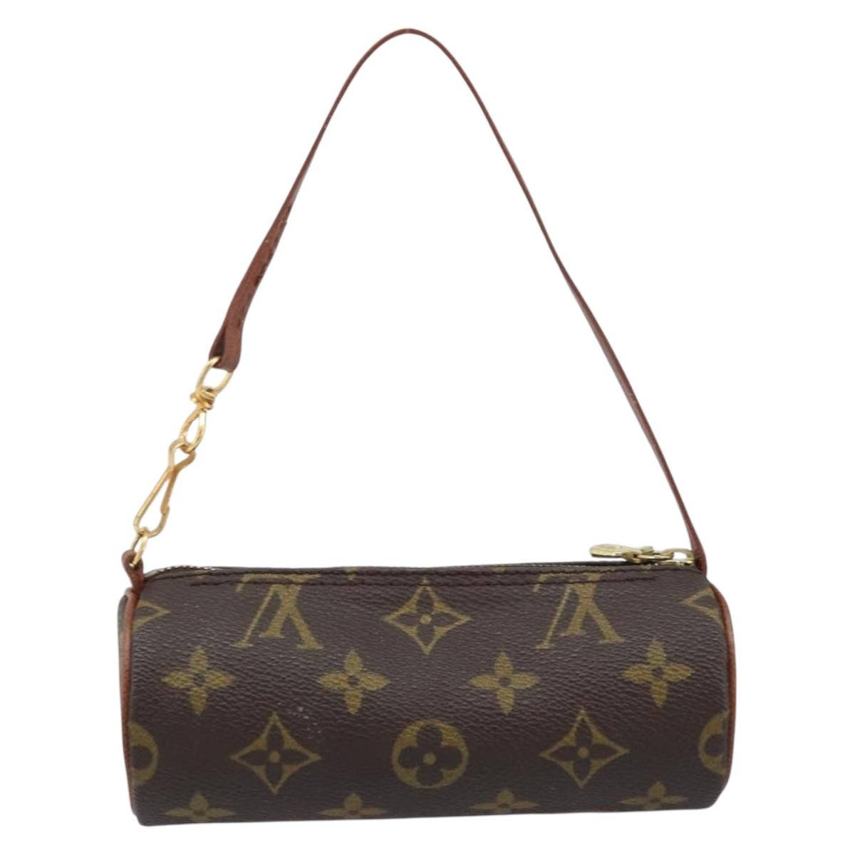 LOUIS VUITTON Monogram Papillon Pouch LV Auth 166266V