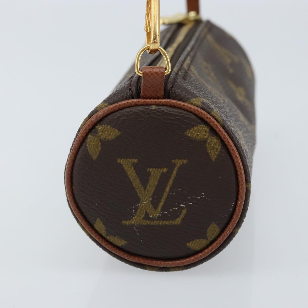 LOUIS VUITTON Monogram Papillon Pouch LV Auth 166266V