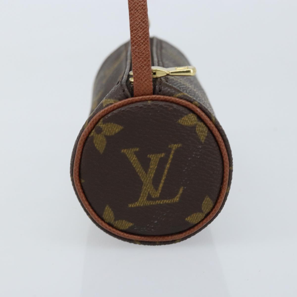 LOUIS VUITTON Monogram Papillon Pouch LV Auth 166266V