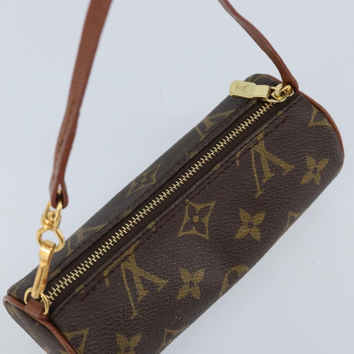 LOUIS VUITTON Monogram Papillon Pouch LV Auth 166266V