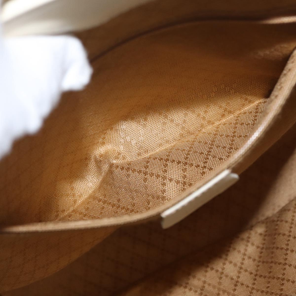 GUCCI Bamboo Backpack Leather Ivory Gold 003 2058 0016 Auth 166281