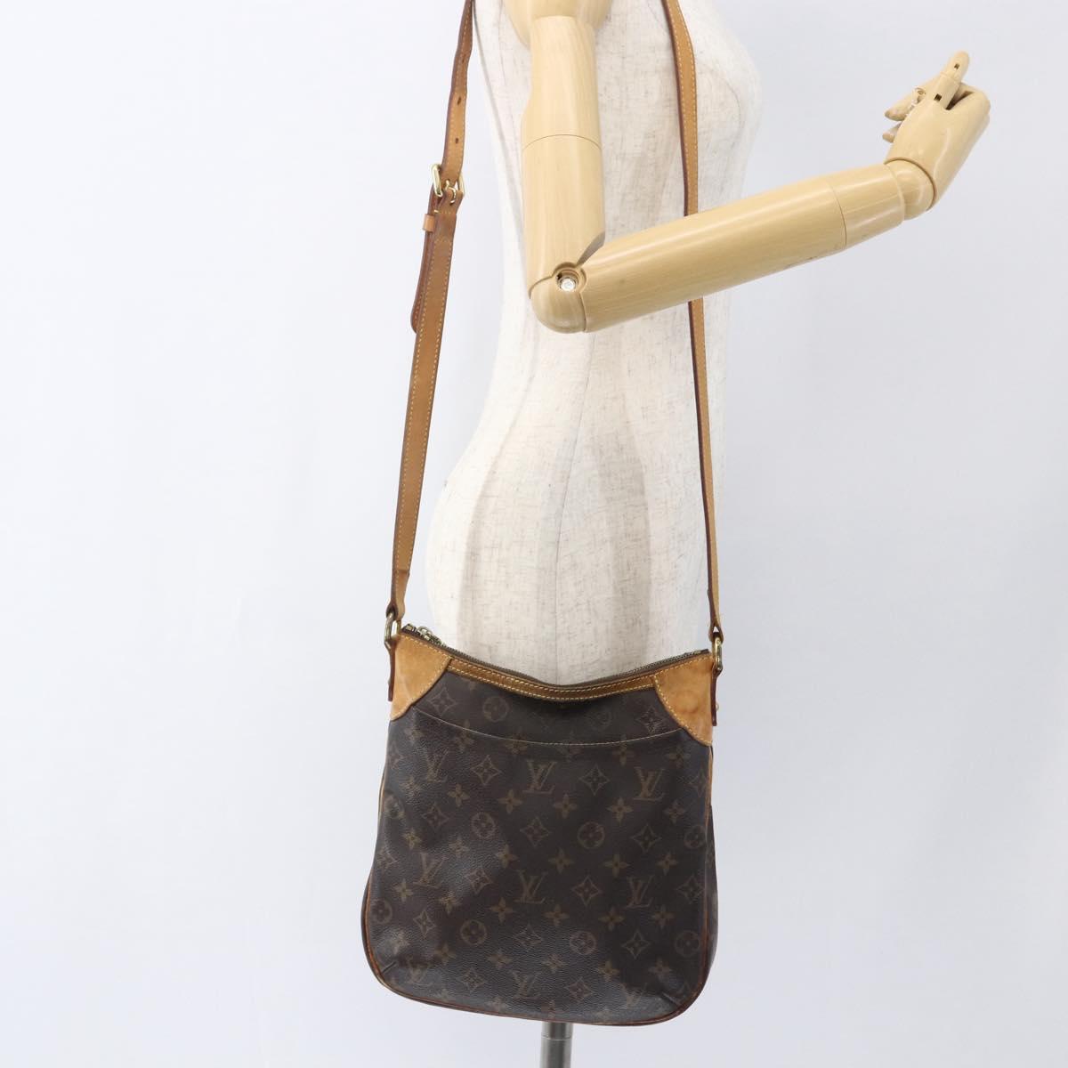 LOUIS VUITTON Monogram Odeon PM Shoulder Bag M56390 LV Auth 166284