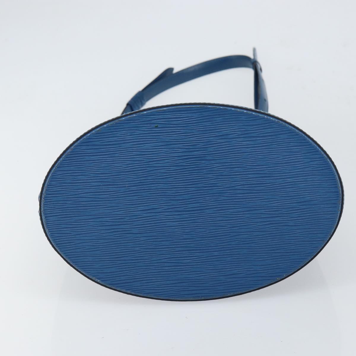 LOUIS VUITTON Epi Cluny Shoulder Bag Blue M52255 LV Auth 166287
