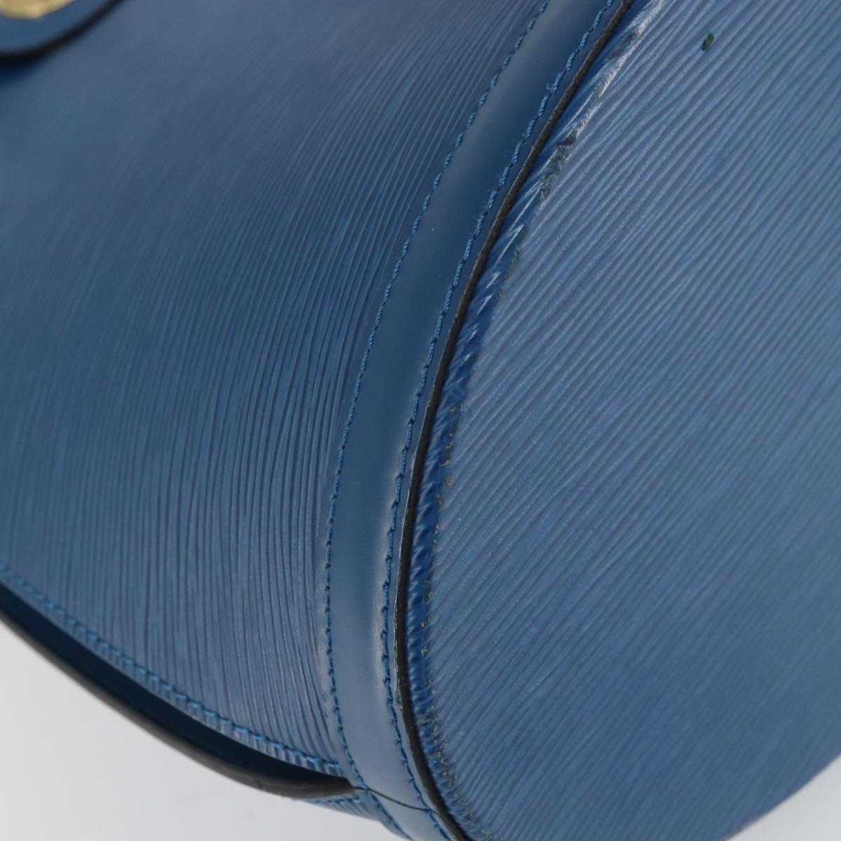 LOUIS VUITTON Epi Cluny Shoulder Bag Blue M52255 LV Auth 166287