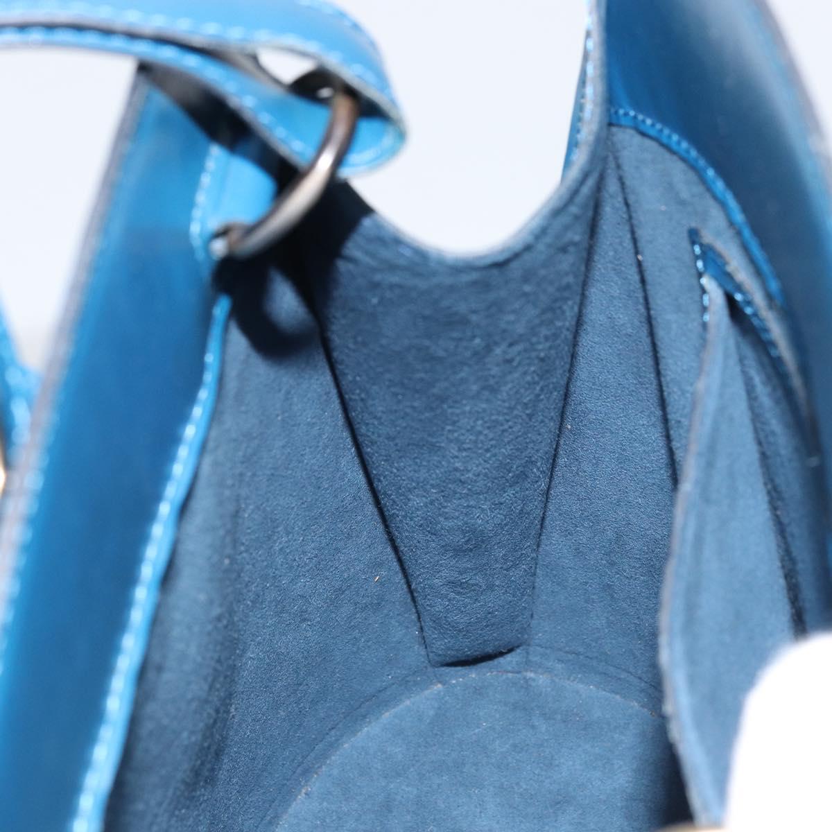 LOUIS VUITTON Epi Cluny Shoulder Bag Blue M52255 LV Auth 166287
