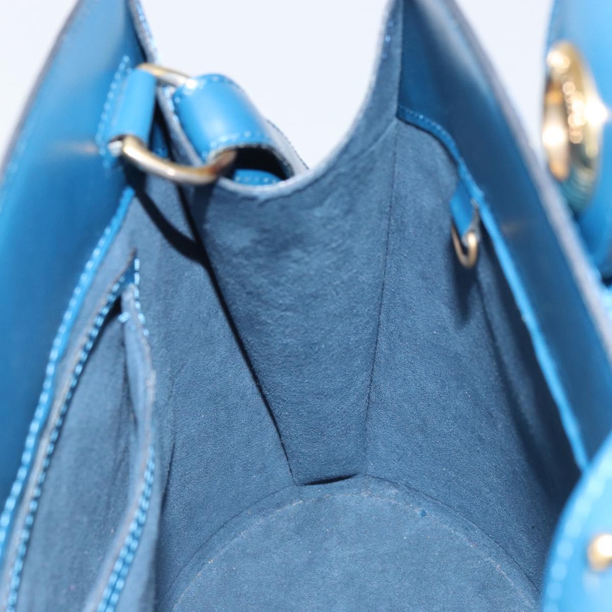 LOUIS VUITTON Epi Cluny Shoulder Bag Blue M52255 LV Auth 166287