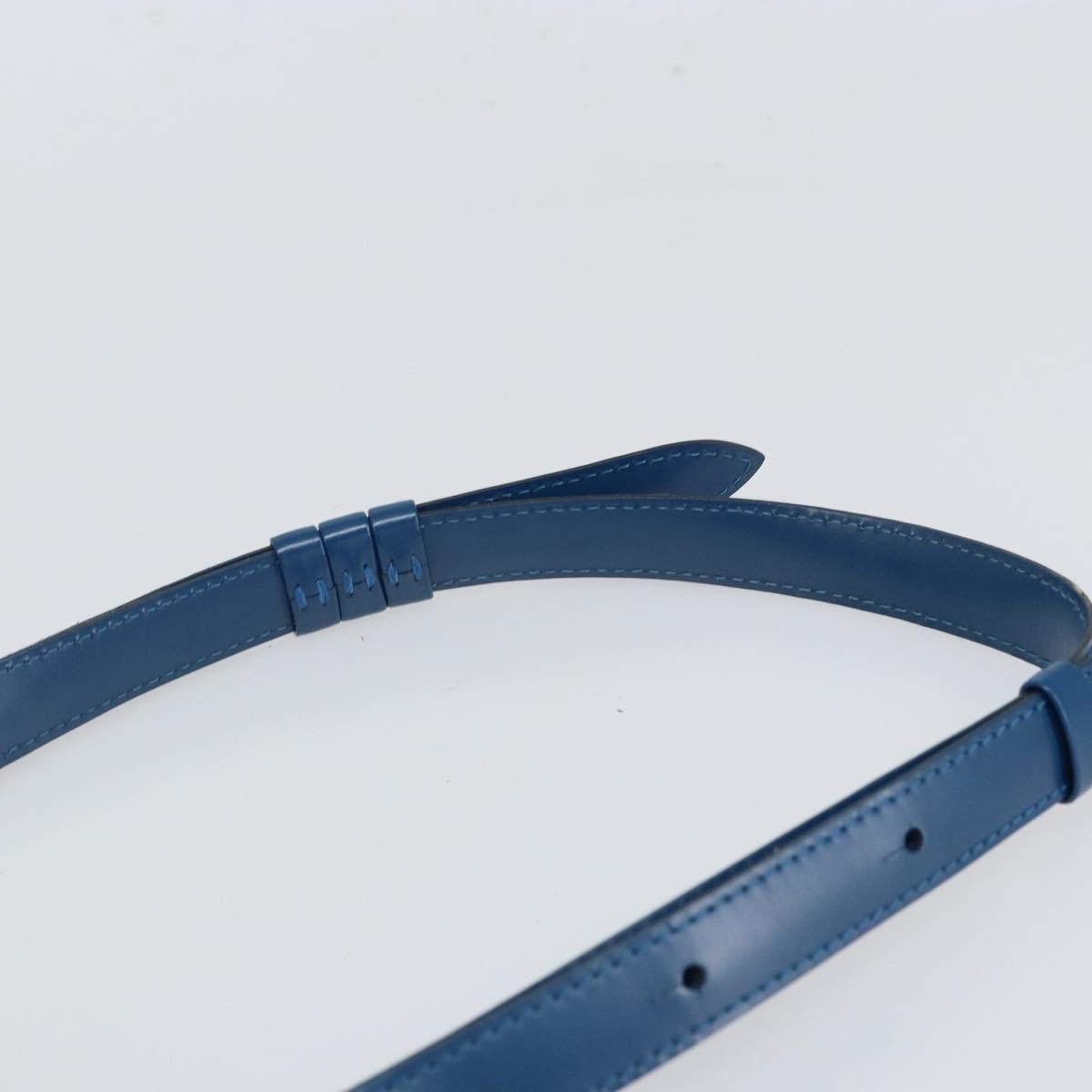 LOUIS VUITTON Epi Cluny Shoulder Bag Blue M52255 LV Auth 166287
