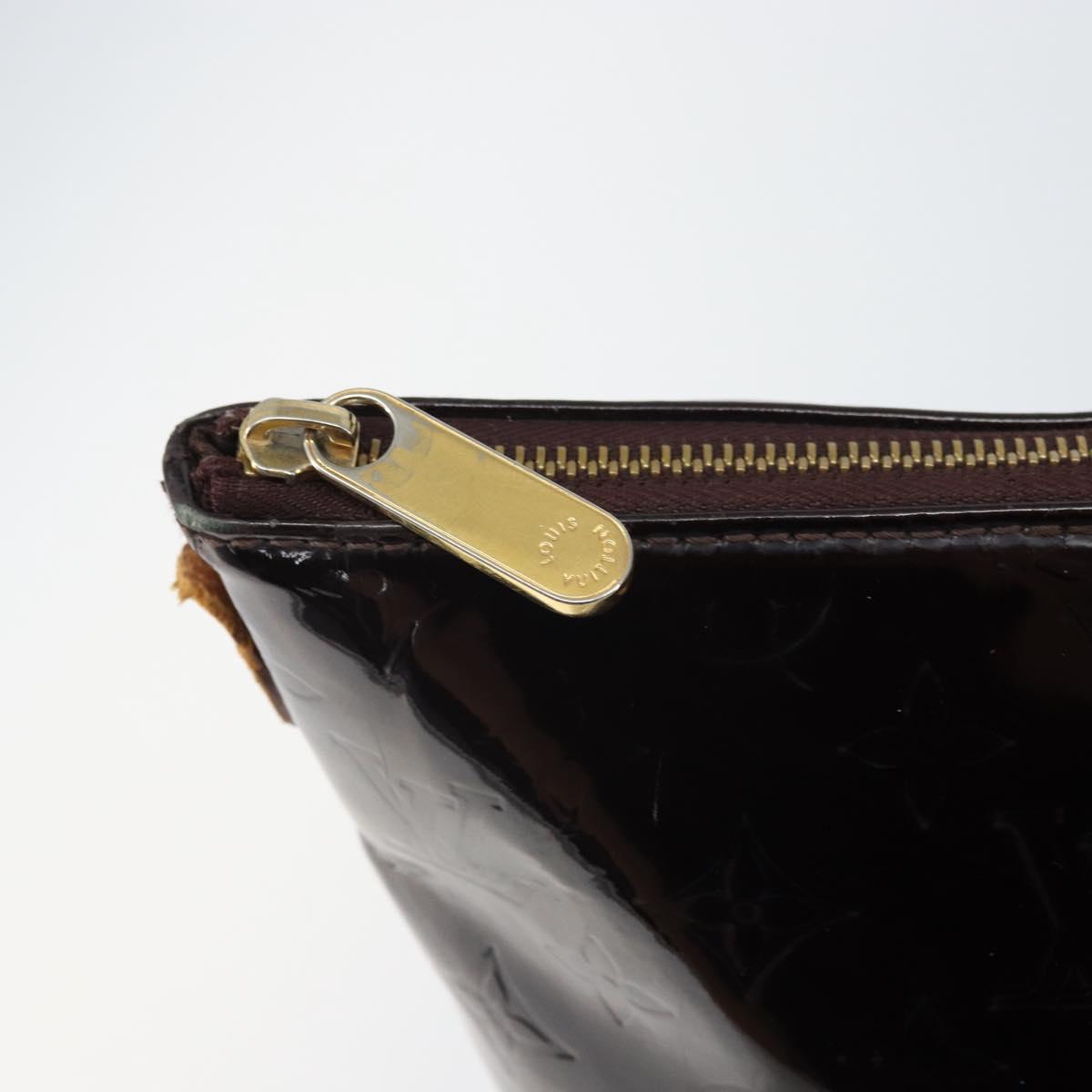 LOUIS VUITTON Monogram Vernis Bellevue GM Tote Bag Amarante M93589 Auth 166294