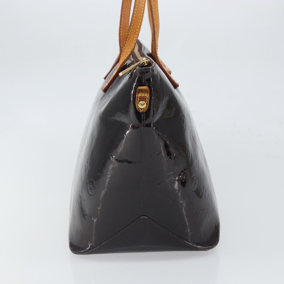 LOUIS VUITTON Monogram Vernis Bellevue GM Tote Bag Amarante M93589 Auth 166294