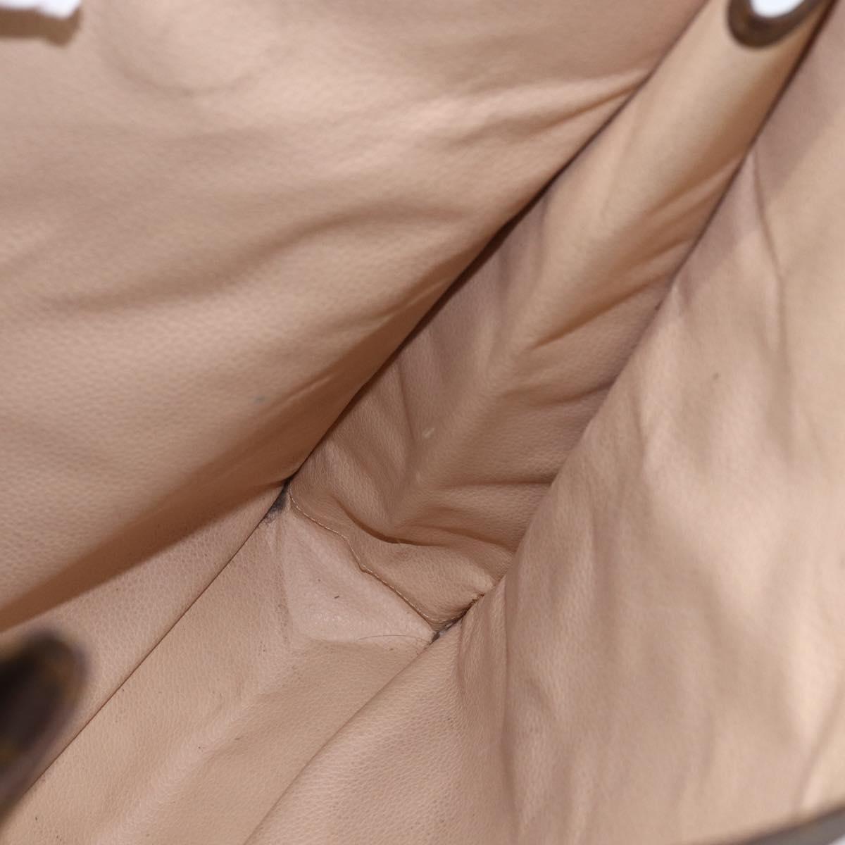 LOUIS VUITTON Monogram Sac Plat Hand Bag M51140 LV Auth 166309