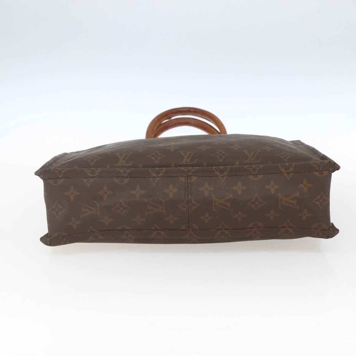 LOUIS VUITTON Monogram Sac Plat Hand Bag M51140 LV Auth 166309
