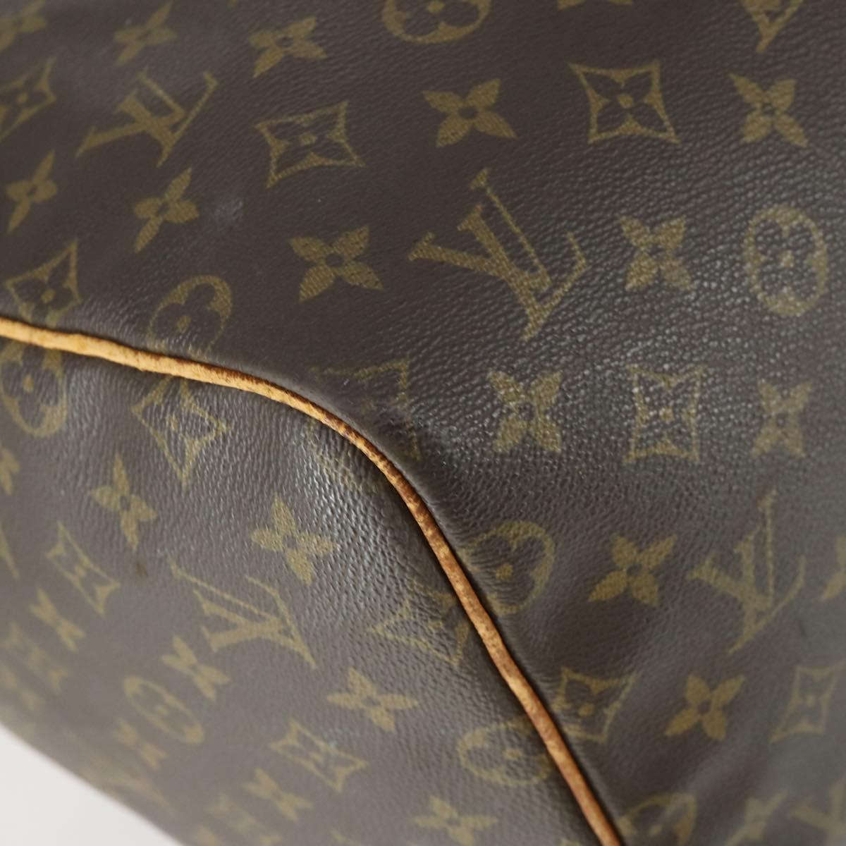 LOUIS VUITTON Monogram Keepall 55 Boston Bag M41424 LV Auth 166310