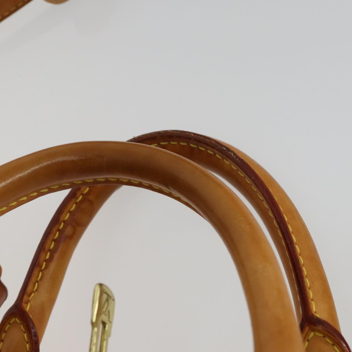 LOUIS VUITTON Damier Azur Keepall Bandouliere 55 Boston Bag N41429 Auth 166321