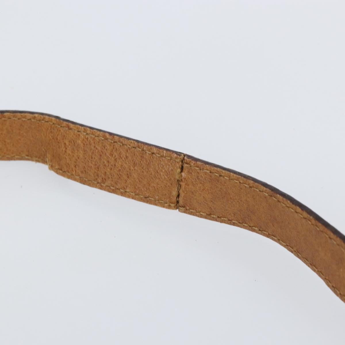 GUCCI GG Canvas Shoulder Bag Pink Silver 113013 Auth 166336