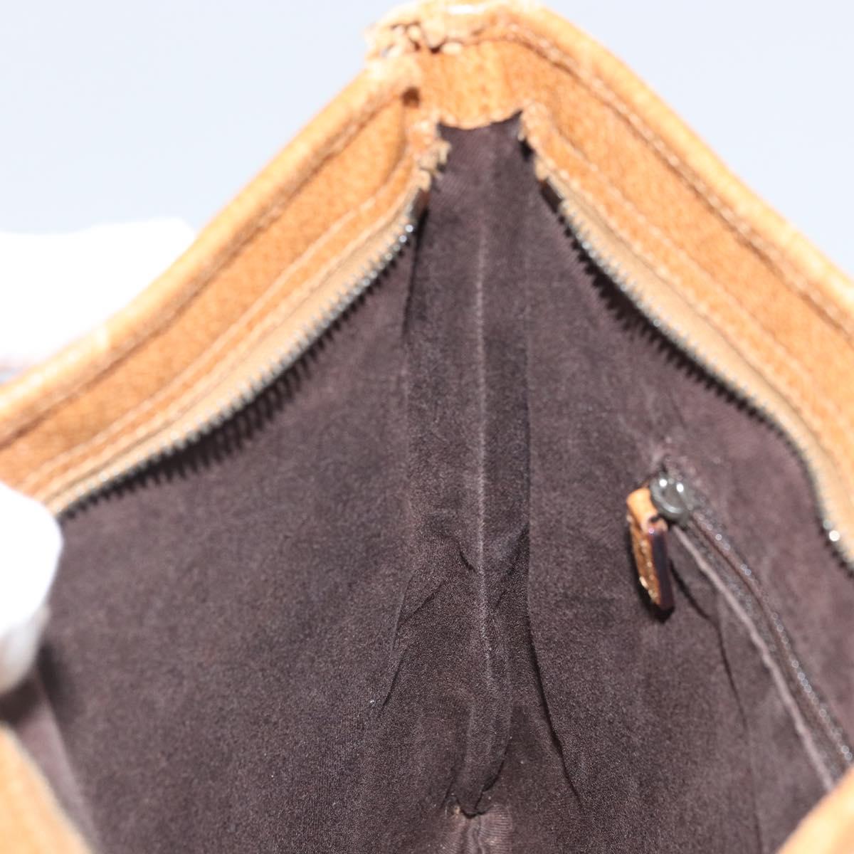 GUCCI GG Canvas Shoulder Bag Pink Silver 113013 Auth 166336