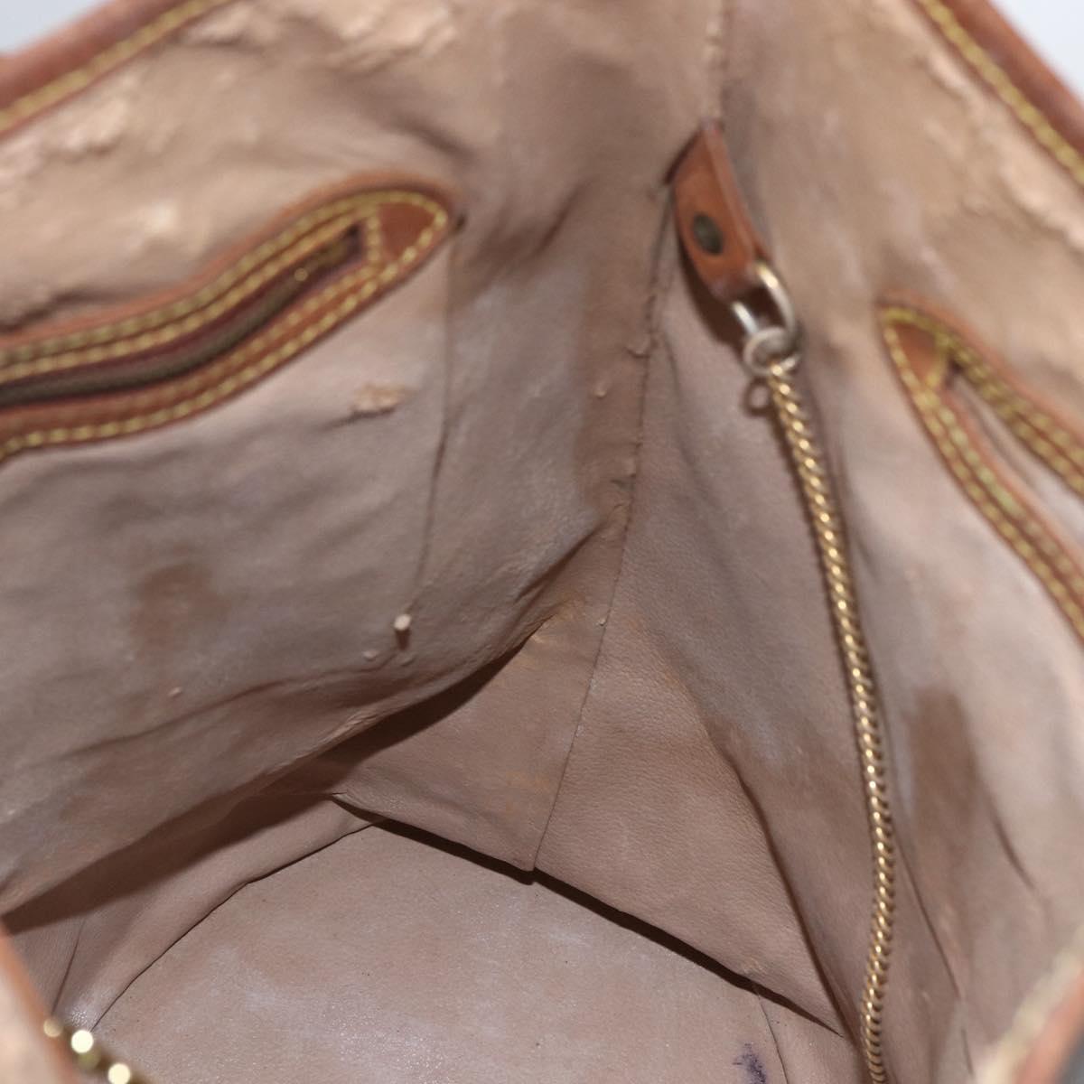 LOUIS VUITTON Monogram Bucket GM Shoulder Bag M42236 LV Auth 166339