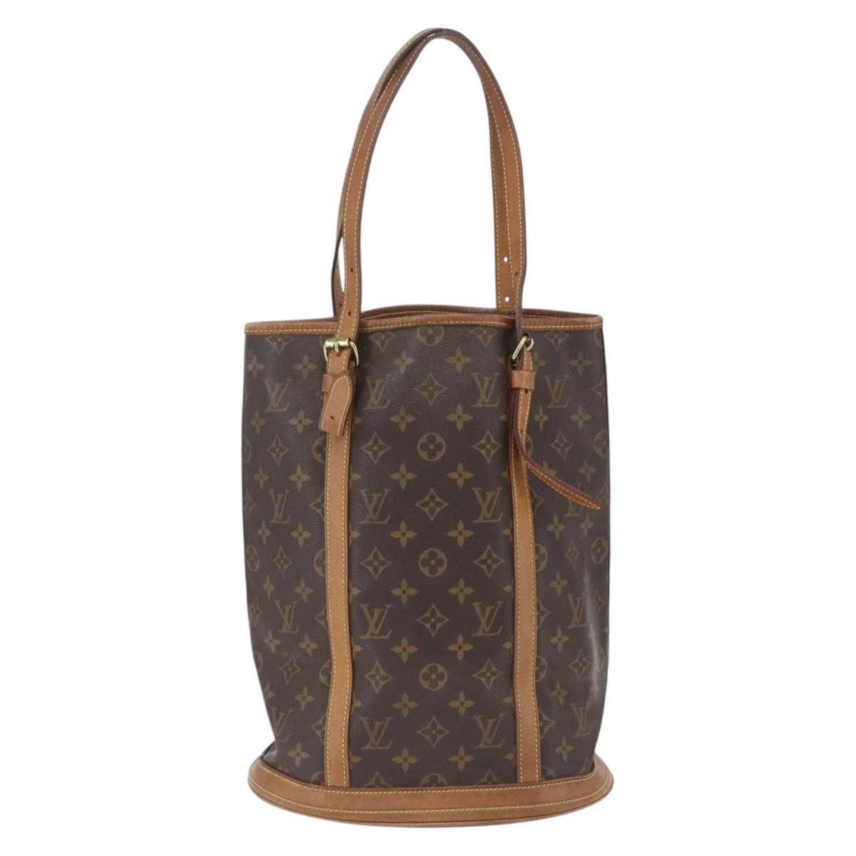 LOUIS VUITTON Monogram Bucket GM Shoulder Bag M42236 LV Auth 166339