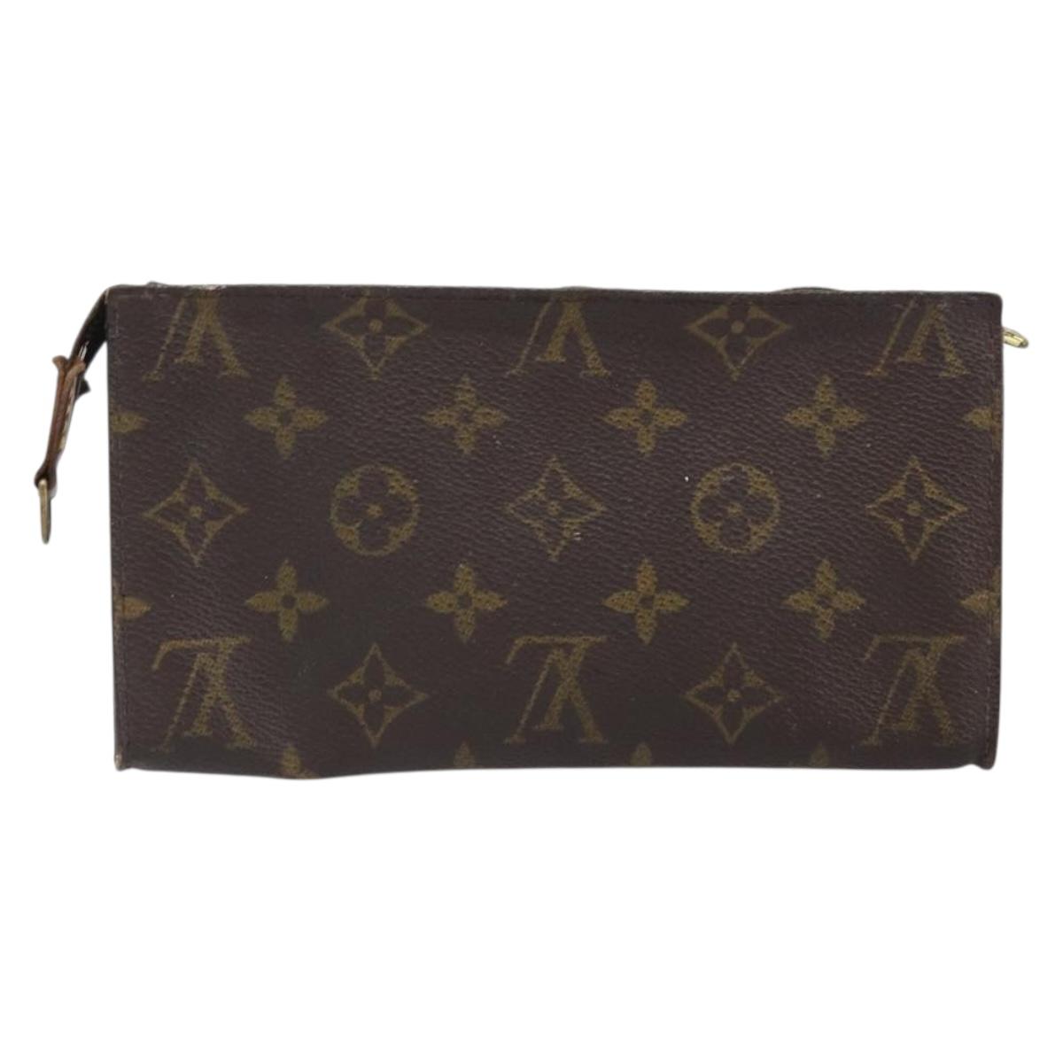 LOUIS VUITTON Monogram Bucket GM Accessory Pouch LV Auth 166340