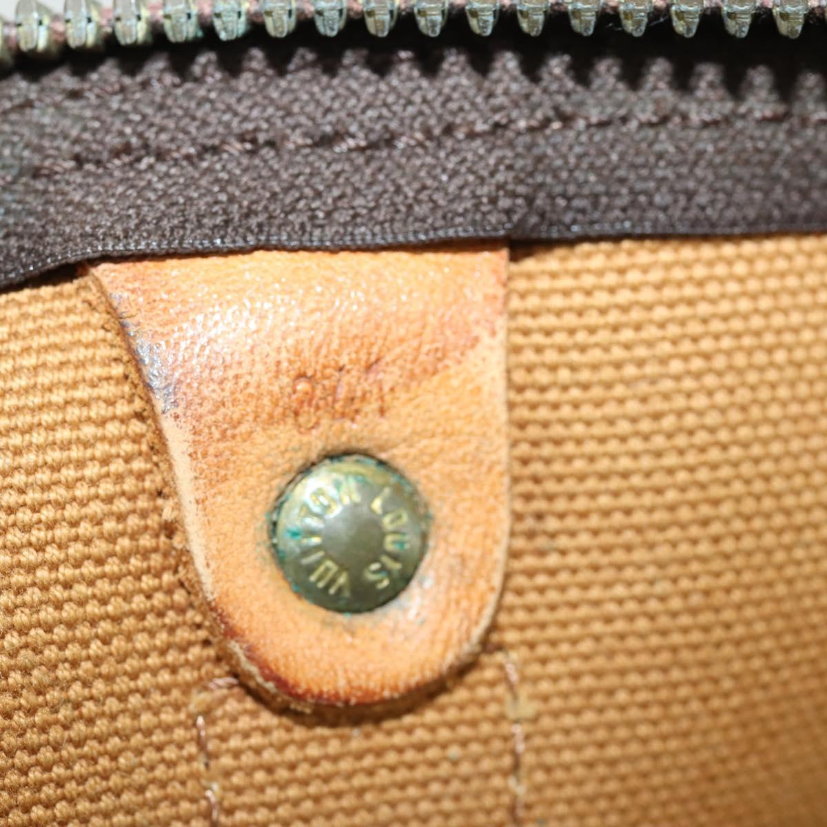 LOUIS VUITTON Monogram Keepall 55 Boston Bag M41424 LV Auth 166341