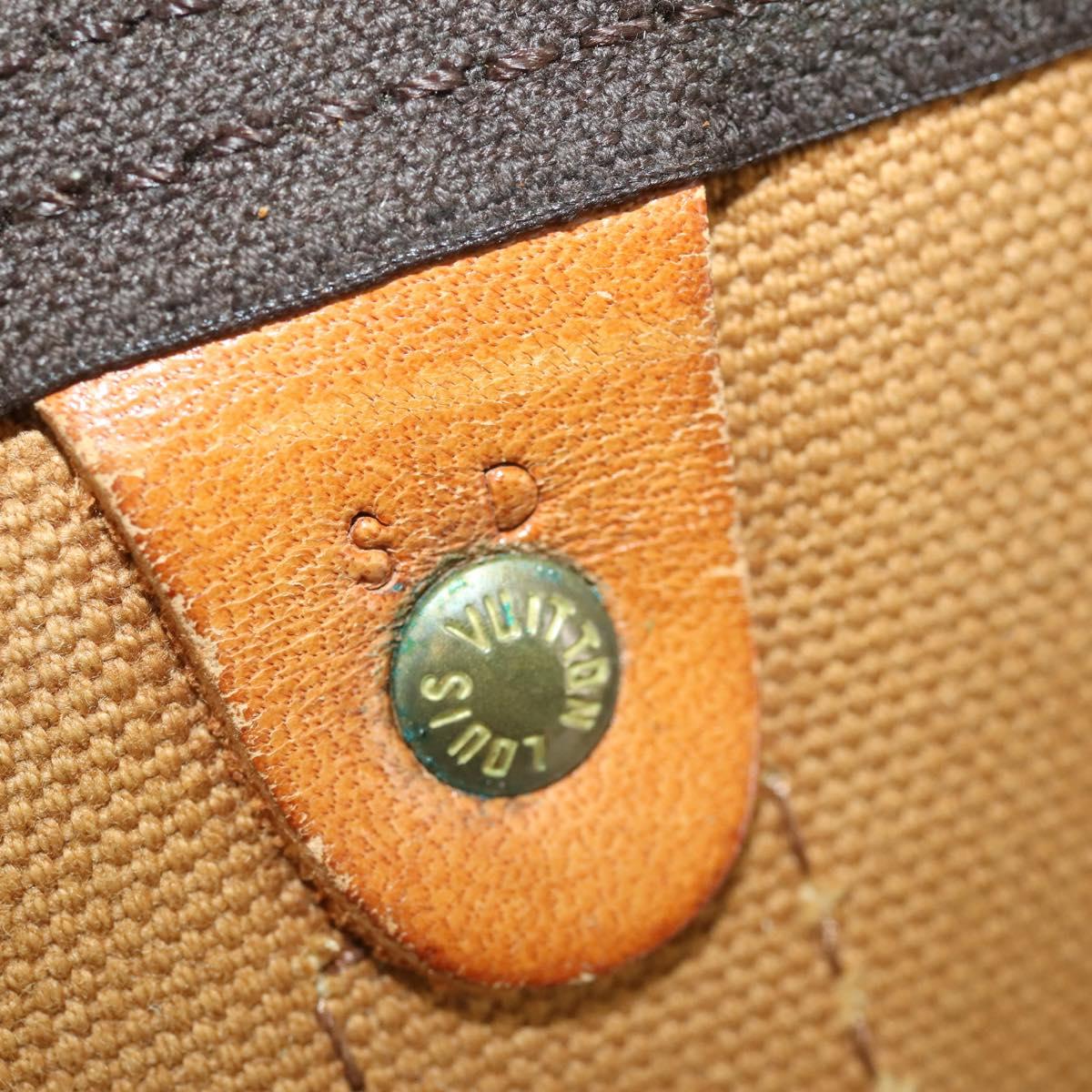 LOUIS VUITTON Monogram Keepall 55 Boston Bag M41424 LV Auth 166341