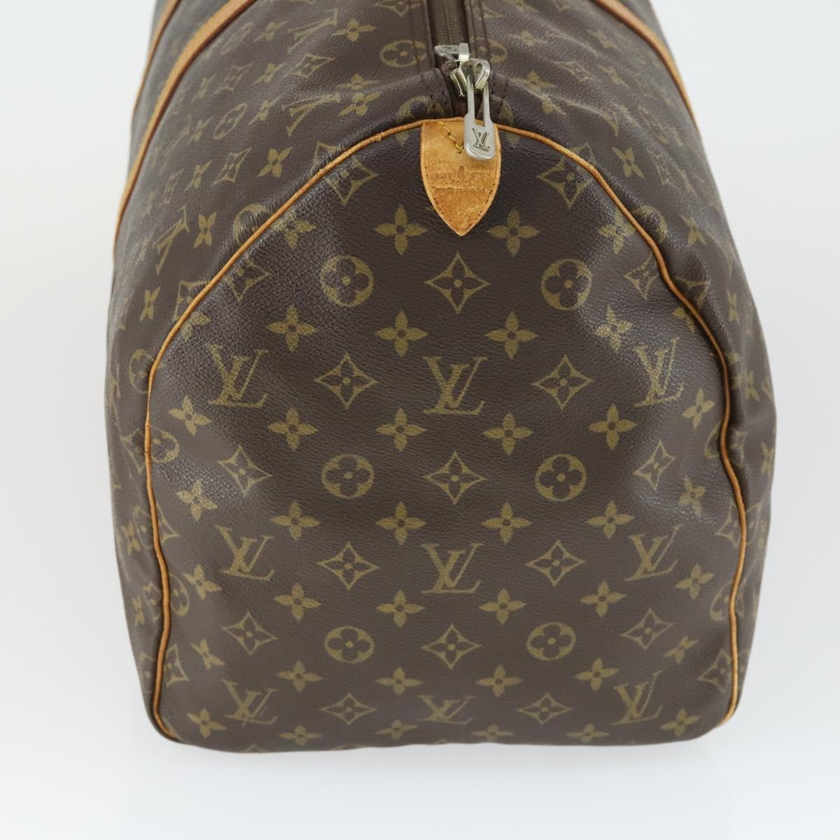 LOUIS VUITTON Monogram Keepall 55 Boston Bag M41424 LV Auth 166341