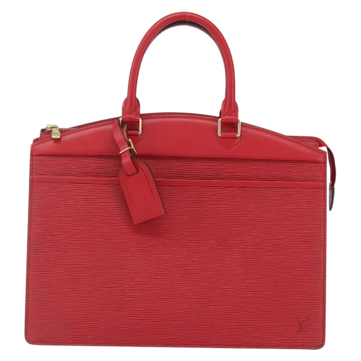 LOUIS VUITTON Epi Riviera Hand Bag Red M48187 LV Auth 166345