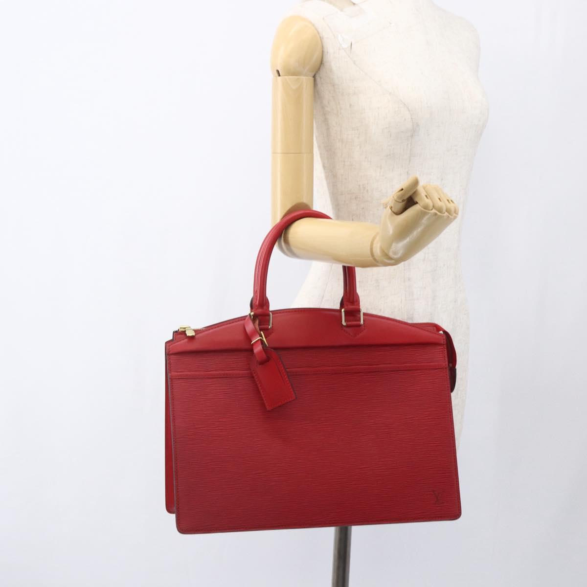 LOUIS VUITTON Epi Riviera Hand Bag Red M48187 LV Auth 166345